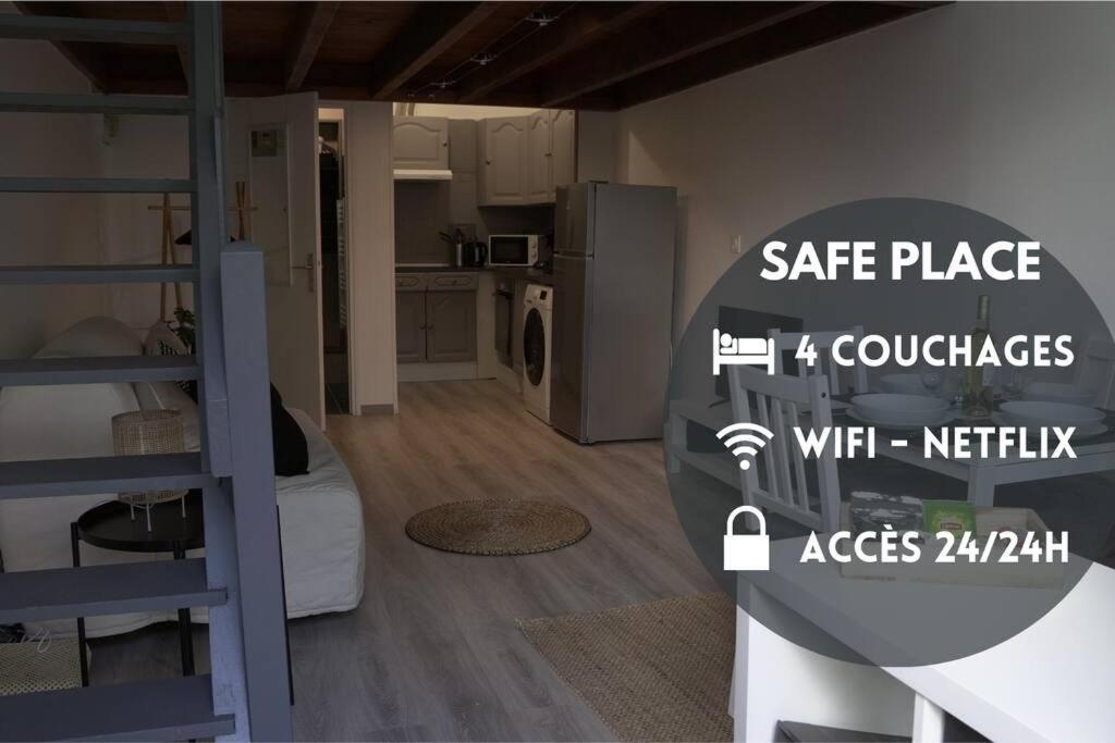 Saafeplace-4Pers-Wifi-Keybox-24Sur7 Этамп Экстерьер фото